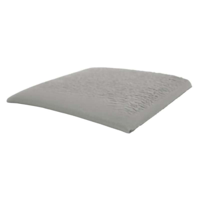 Floor Mat with Cord, Vinyl, Anti-Fatigue, ESD Safe, Texture, Gray, 2' x 3'